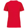 Dames-t-shirt BIO150IC V-hals Red XS