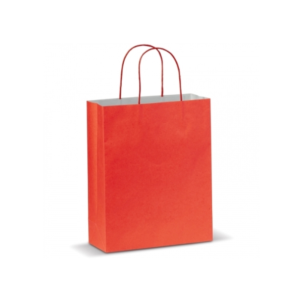 Kraft bag medium 120g/m² - Red