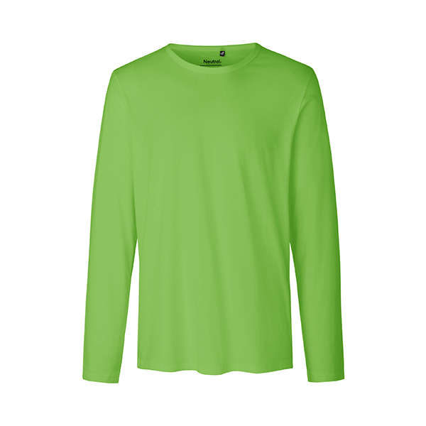 Neutral mens long sleeve shirt-Lime-S