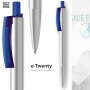 Ballpoint Pen e-Twenty Silver Blue
