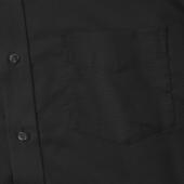 RUS Men LSL Clas. Oxford Shirt, Black, 6XL
