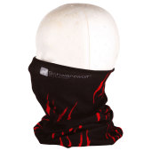 SW BANDANA multifunctionele hoofddoek. 100% polyester microfiber zwart