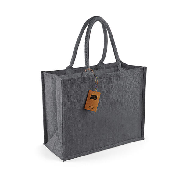 Classic Jute Shopper - Graphite Grey/Graphite Grey - One Size