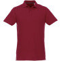 Helios herenpolo met korte mouwen - Bordeaux rood - XS