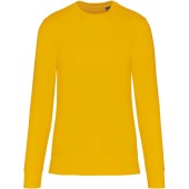 Ecologische sweater met ronde hals Yellow XS