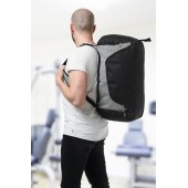 2 IN 1 - Sporttas grijs, zwart