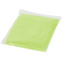 Ziva disposable rain poncho with storage pouch - Lime