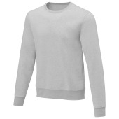 Zenon heren sweater met crewneck - Heather grijs - 3XL