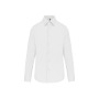 Getailleerd heren non-iron overhemd lange mouwen White S