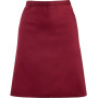 'Colours' Mid Length Apron Burgundy One Size