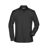 Men's Business Shirt Long-Sleeved - black - 3XL