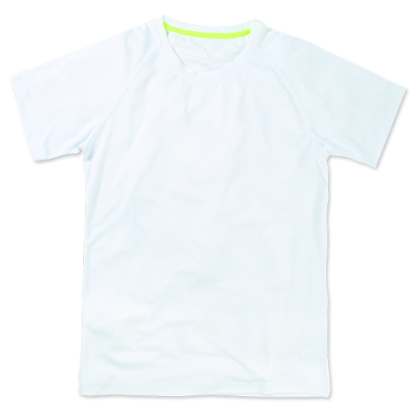 Stedman T-shirt Raglan Mesh Active-Dry SS for him White-XL Stedman T-shirt Raglan Mesh Active-Dry SS for him White-XL