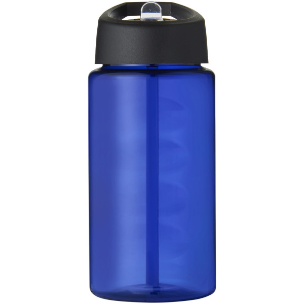 H2O Active® Bop 500 ml spout lid sport bottle - Blue/Solid black
