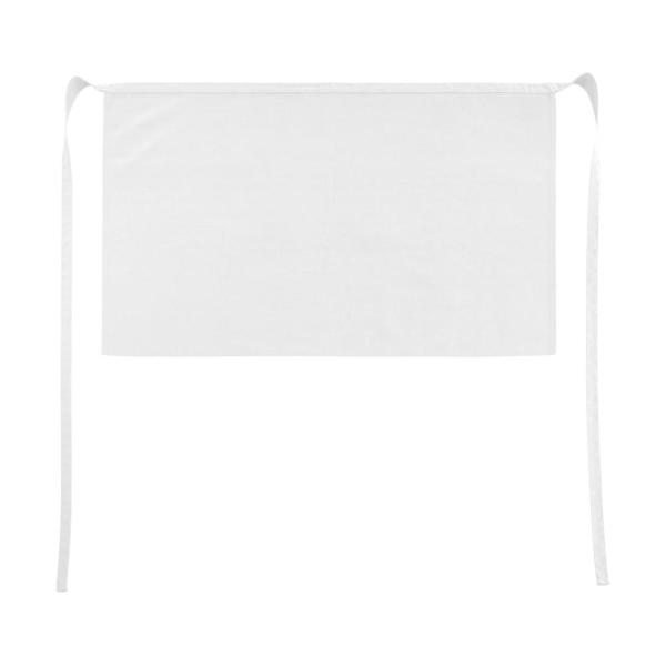 BRUSSELS Short Bistro Apron - White - One Size