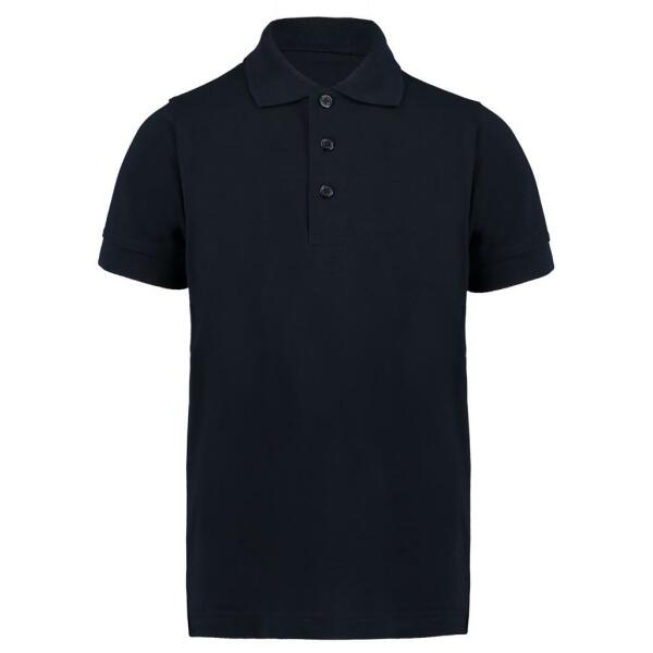 Kids Klassic Poly/Cotton Piqué Polo Shirt, Navy, 7-8, Kustom Kit