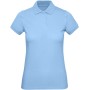 Ladies' organic polo shirt Sky Blue XS