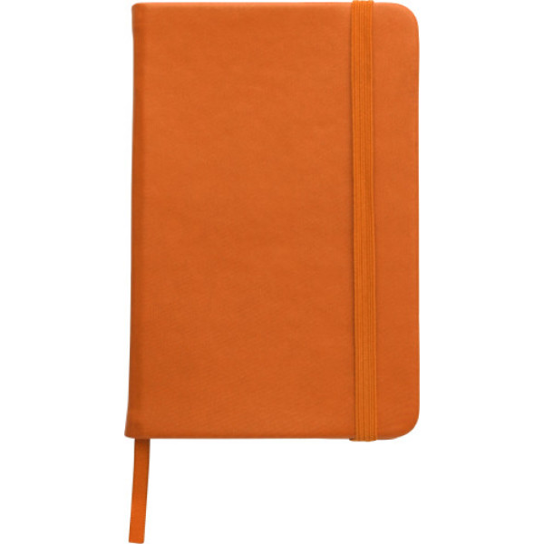 PU notitieboek Eva oranje