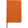 PU notitieboek oranje