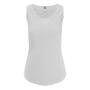 AWDis Ladies Tri-Blend Vest, Solid White, L, Just Ts