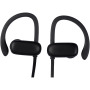 Brilliant Bluetooth® oordopjes met lichtgevend logo - Zwart