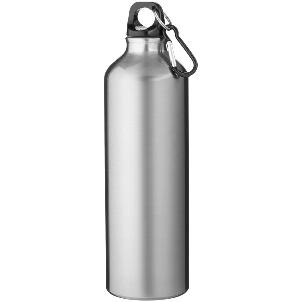 Oregon 770 ml aluminium water bottle with carabiner - Silver