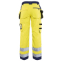 Dames High Vis werkbroek met gereedschapzakken