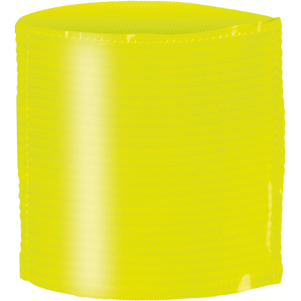 Elastisch Armbandje Met Etiket Fluorescent Yellow One Size