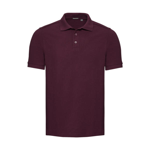 Men's Tailored Stretch Polo - Burgundy
