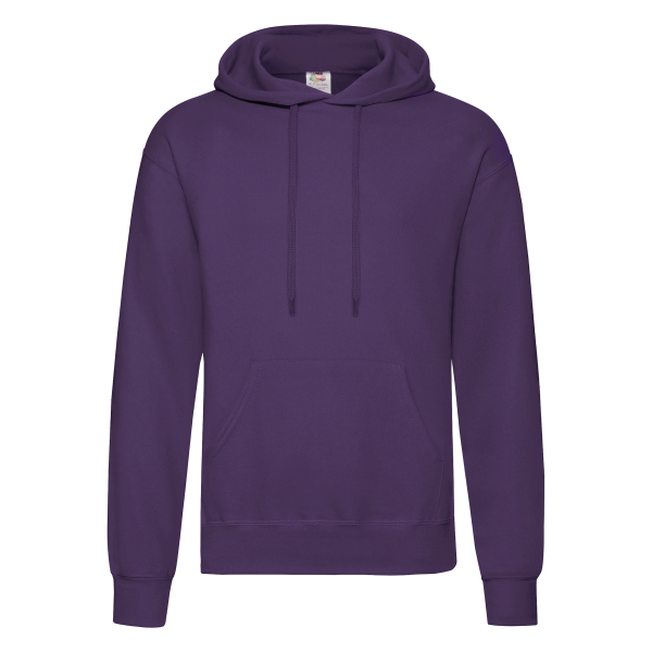 Classic Hooded Sweat (62-208-0) Purple S