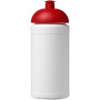 Baseline® Plus 500 ml bidon met koepeldeksel - Wit/Rood
