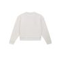 Stella Cropster Wave Terry - Korte sweater met ronde hals in badstof met vleugje voor vrouwen - S
