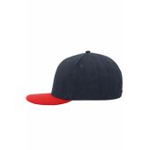 MB6634 6 Panel Pro Cap Style navy/rood one size