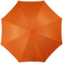 Lisa 23" auto open umbrella with wooden handle - Orange