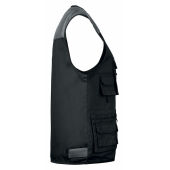 2804 FISHERMAN VEST CONTRAST 04010199 BLACK XS