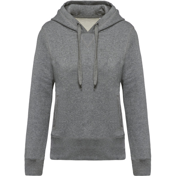 Dames hooded sweater Bio Grey Heather XS