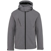Men's detachable hooded softshell jacket