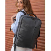 Vienna Overnight Laptop Backpack - Black - One Size