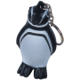 Anti-stress pinguïn sleutelhanger Zwart en Wit