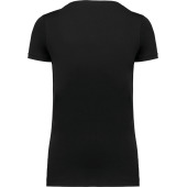 Dames-t-shirt Supima® ronde hals korte mouwen Black XS