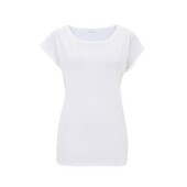 WOMEN’S ROLLED SLEEVE TUNIC T-SHIRT