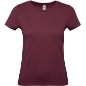 #E150 Ladies' T-shirt Burgundy L
