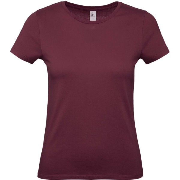 #E150 Ladies' T-shirt Burgundy XS