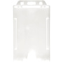 Pierre plastic card holder - Frosted clear