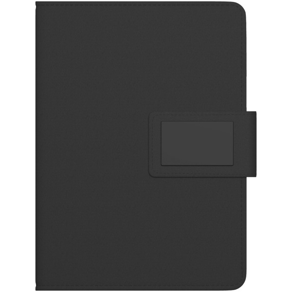 SCX.design O16 A5 notitieboek met oplichtend logo - Zwart