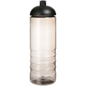 H2O Active® Treble 750 ml drikkeflaske med kuppelformet låg - Koksgrå/Ensfarvet sort