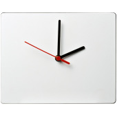 Brite-Clock® rektangulär väggklocka - Svart
