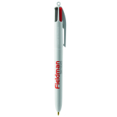 BIC® 4 Colours® balpen + Lanyard 4 Colours ballpen LP white_UP white_RI white