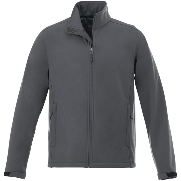 Maxson men's softshell jacket - Storm grey - XS