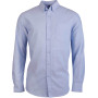 Heren Oxford overhemd lange mouwen Oxford Blue S