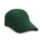 Flat Brushed-Cotton-Cap - Forest Green - One Size